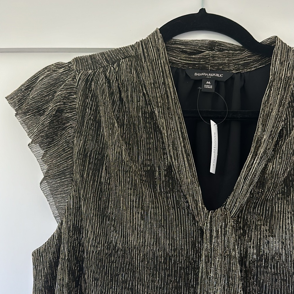 Gold Banana Republic top
